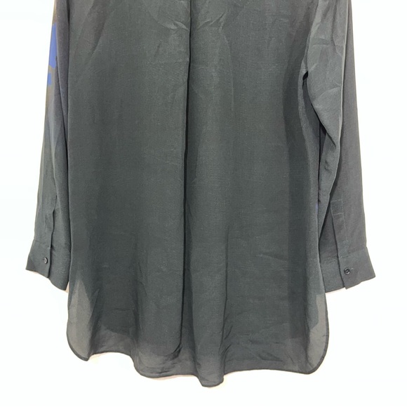 Akris Silk Tunic Top Size 12 - Picture 12 of 13